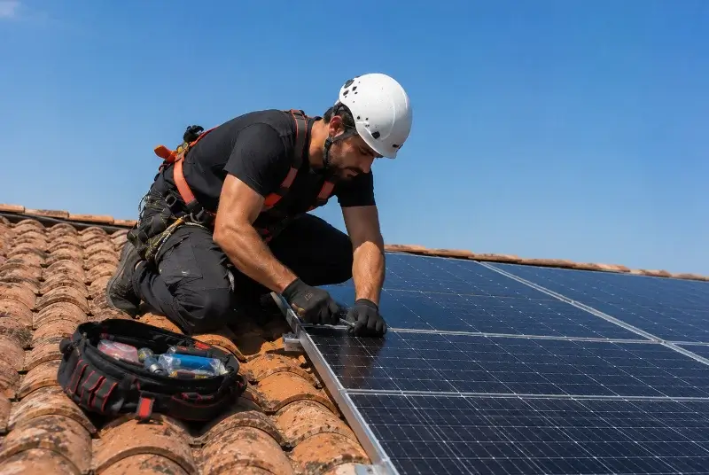 Maintenance et monitoring de panneaux solaires à Saint-Just-de-Claix